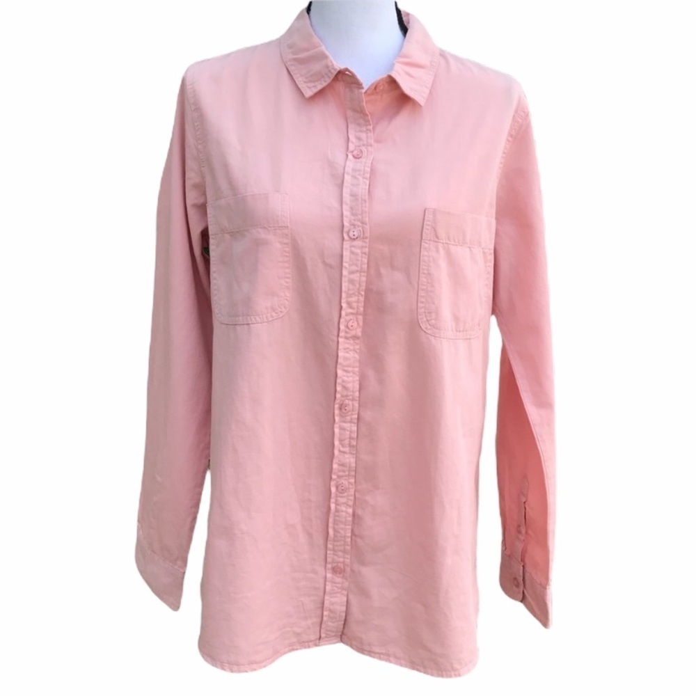 Boyfriend Button Up Oxford Shirt Size L